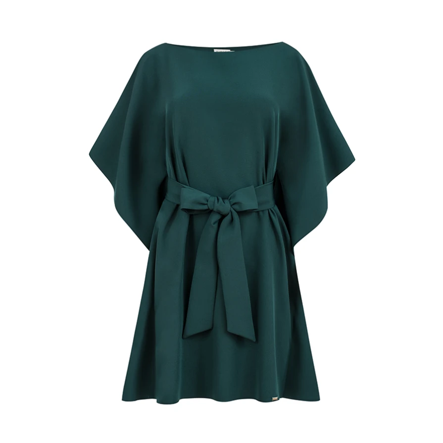 287-2 SOFIA Butterfly dress - green